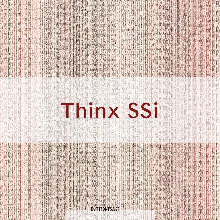 Thinx SSi example